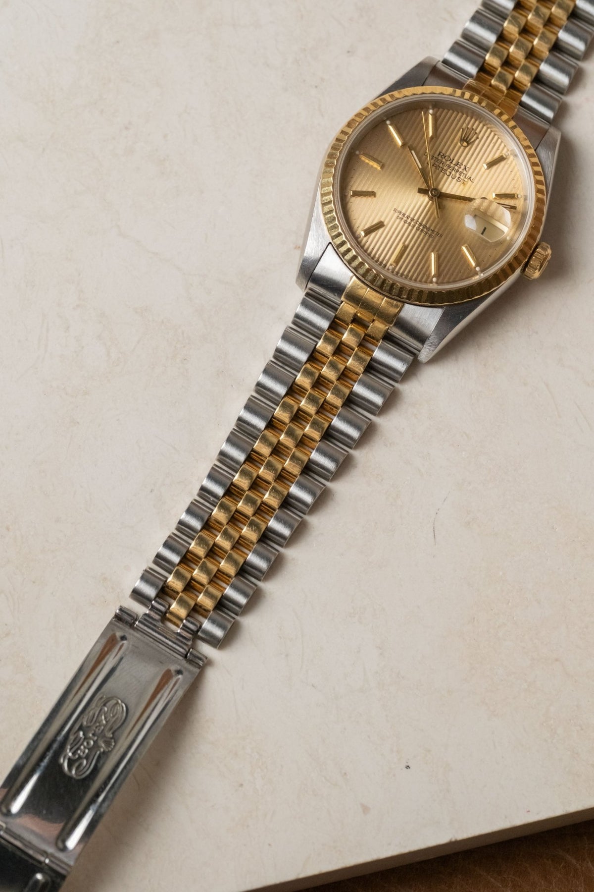 Circa 1990 Rolex Datejust 36 Tapestry Dial Ref. 16233 - Wristory