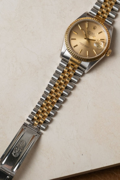 Circa 1990 Rolex Datejust 36 Tapestry Dial Ref. 16233 - Wristory