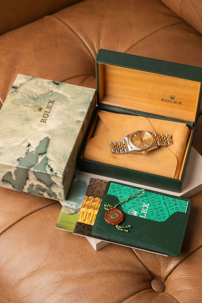 Circa 1990 Rolex Datejust 36 Tapestry Dial Ref. 16233 - Wristory