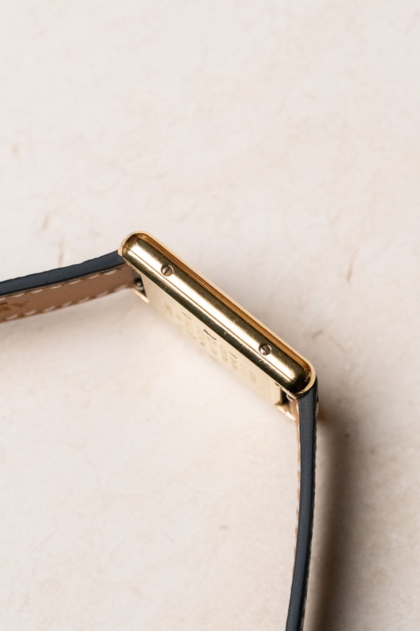 1990s Circa 1990s Cartier Tank Vermeil Must de Cartier LM White Roman Dial Quartz 590005 pre-owned watch Wristory Melbourne