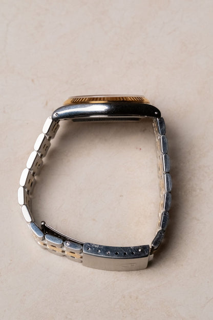 Circa 1990s Tudor Prince Date Champagne Linen Dial 74033 - Wristory