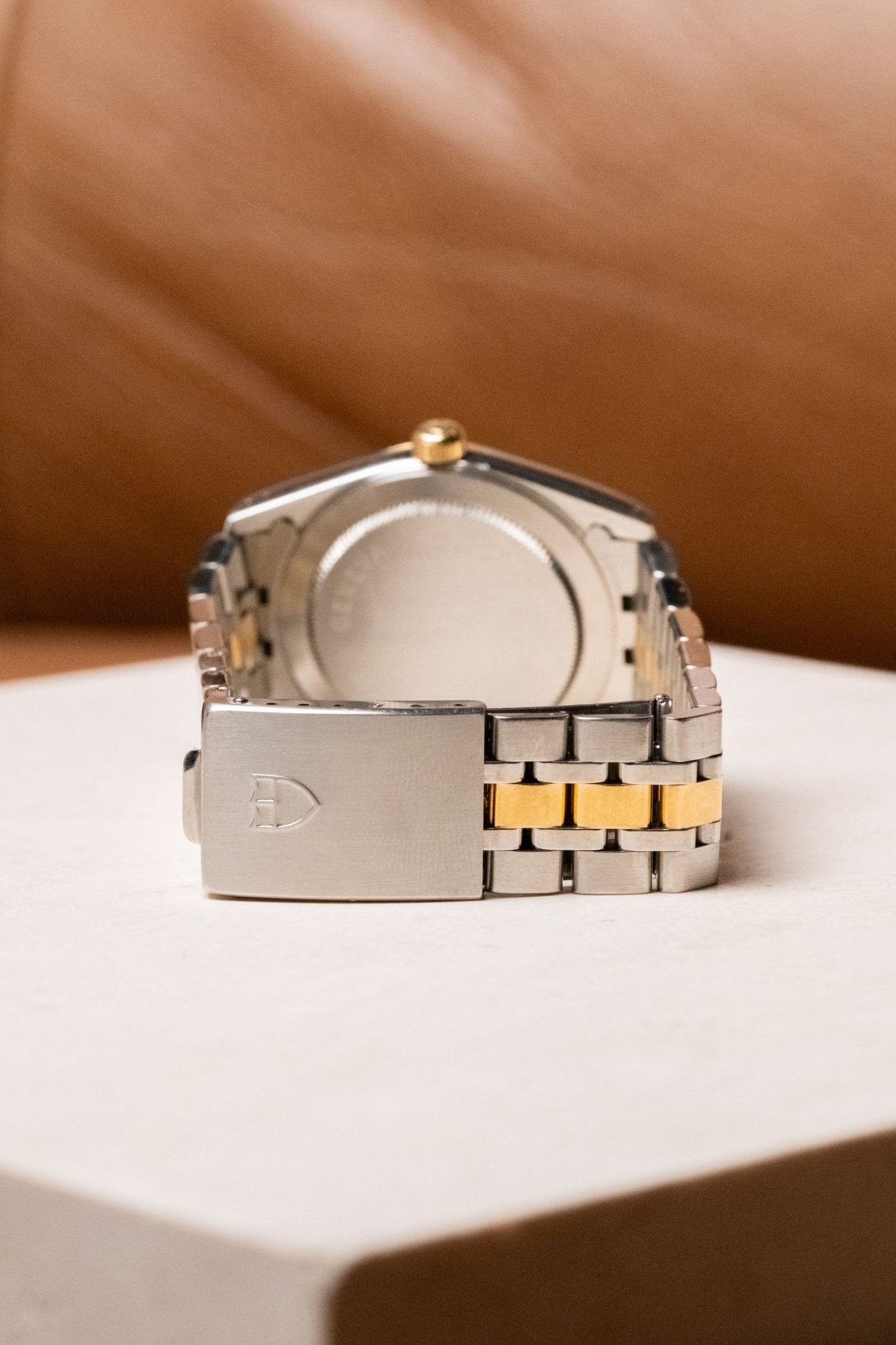Circa 1990s Tudor Prince Date Champagne Linen Dial 74033 - Wristory