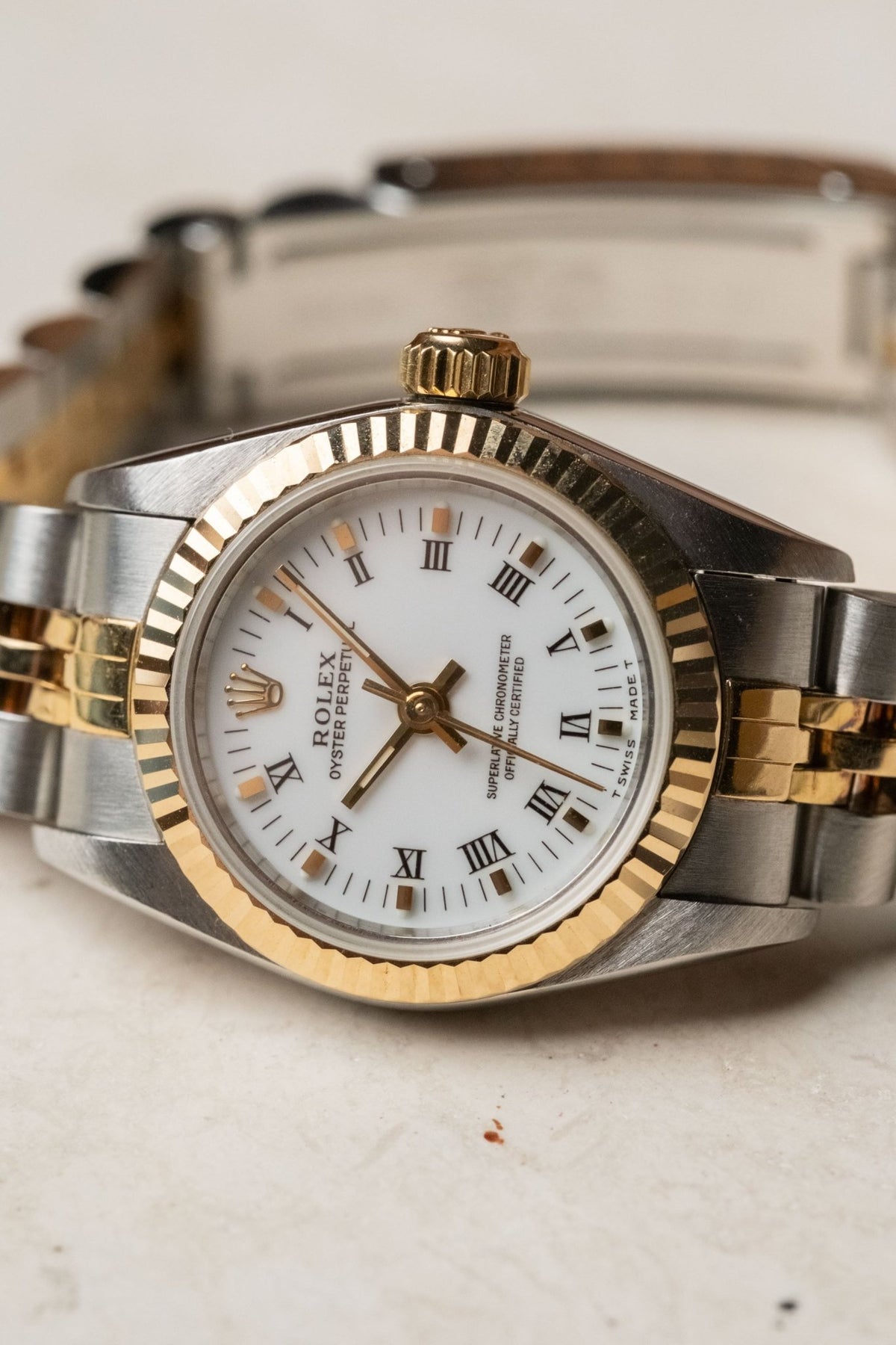 Circa 1991 Rolex Lady-Datejust "Buckley Dial" Ref. 69173 - Wristory