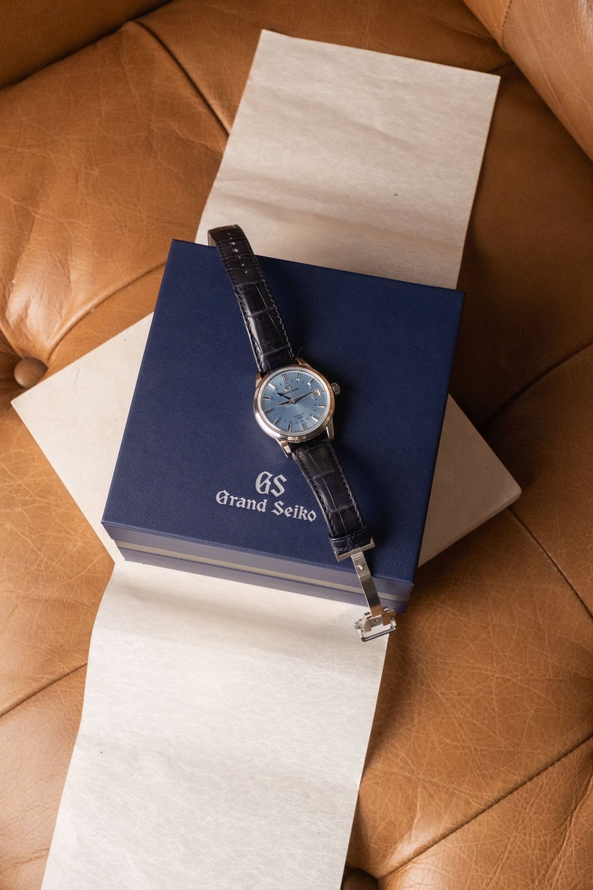 Circa 2023 Grand Seiko Elegance Collection on Leather Strap Ref. SBGM253 - Wristory