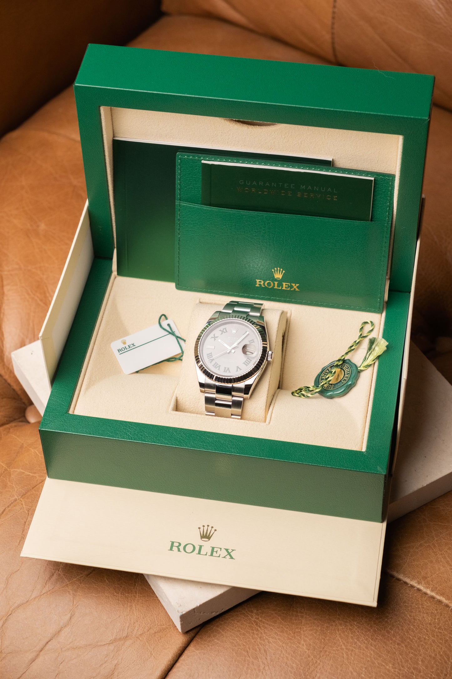 2023 Rolex Datejust 41 Wimbledon Fluted Oyster Ref. 126334 — photo 10