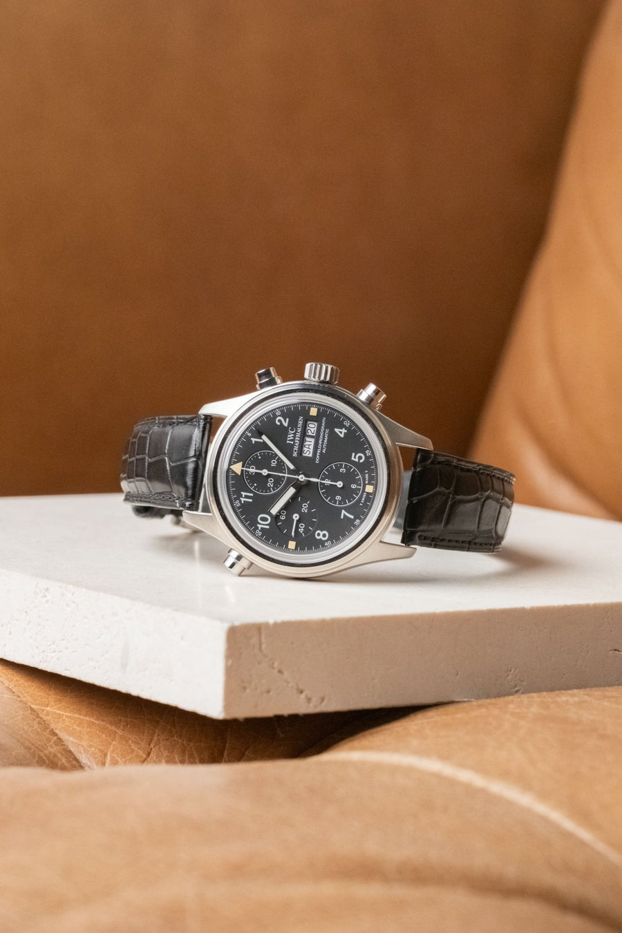 IWC Schaffhausen Pilot Doppelchronograph IW3711-01 - Wristory