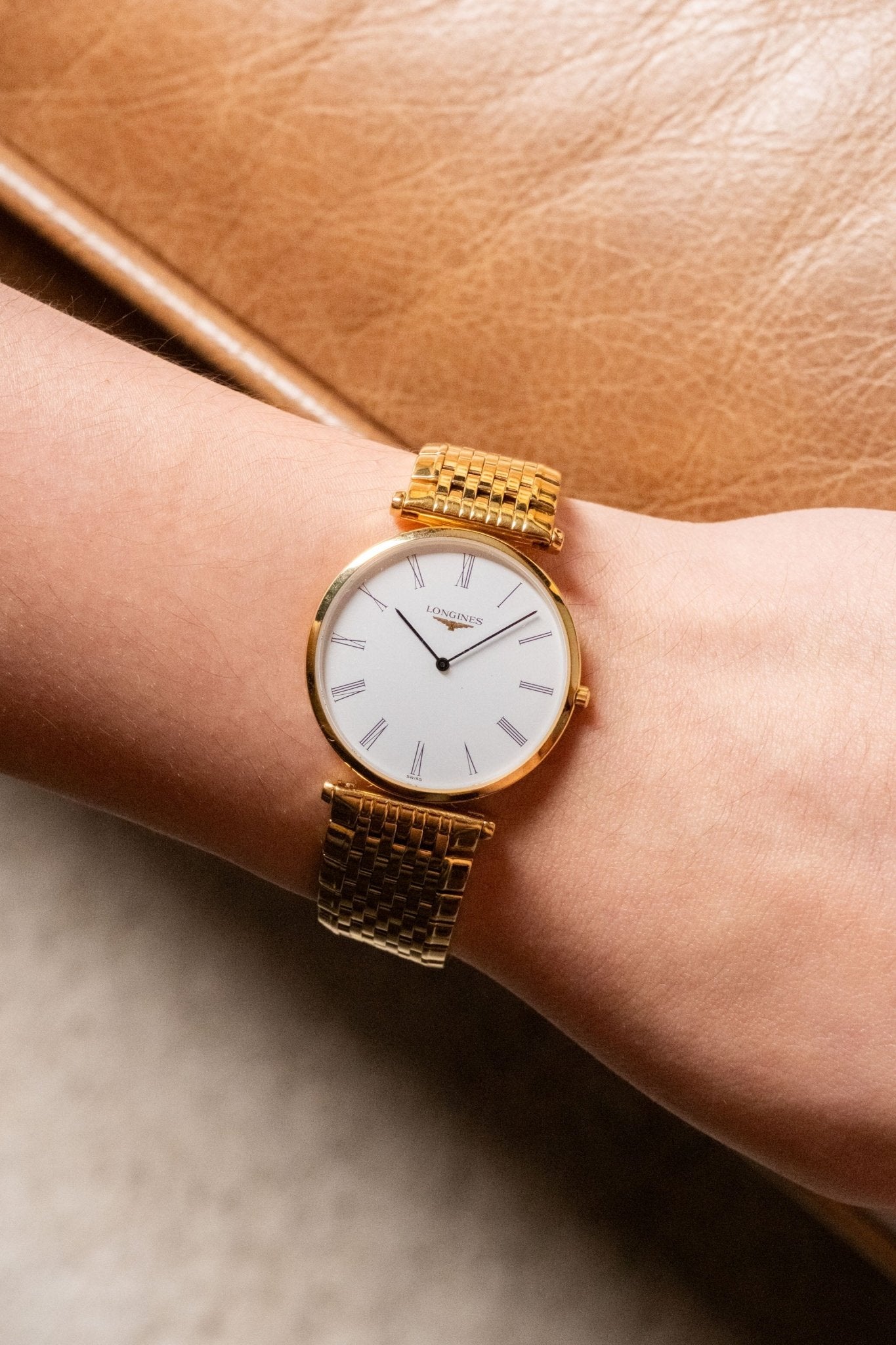 Longines La Grande Classique L4.635.2 dial detail close-up