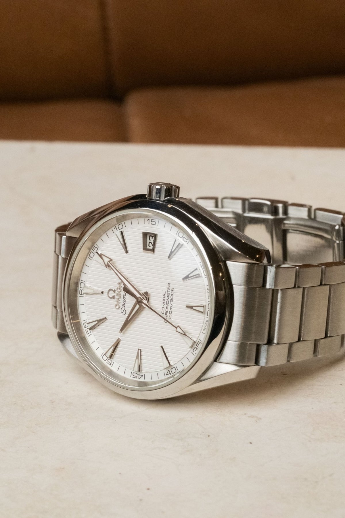 Omega Aqua Terra Silver Teak Ref. 231.10.42.21.02.001 - Wristory
