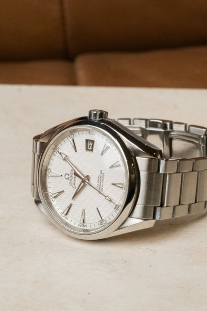 Omega Aqua Terra Silver Teak Ref. 231.10.42.21.02.001 - Wristory