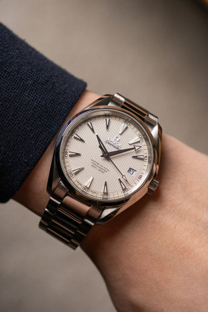 Omega Aqua Terra Silver Teak Ref. 231.10.42.21.02.003 - Wristory