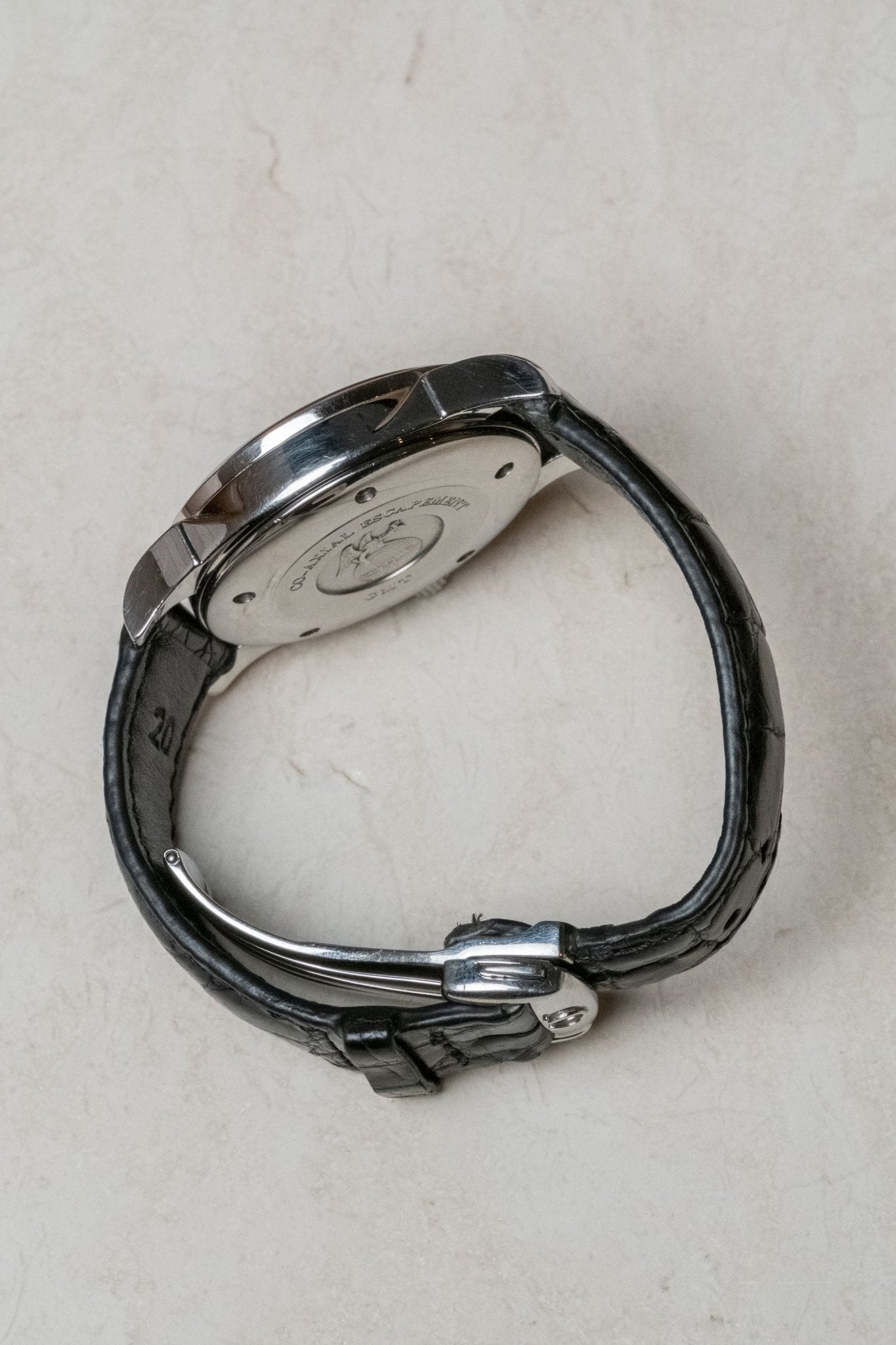 Omega Deville Co-Axial Chronometer GMT 4833.50.31 case profile side view