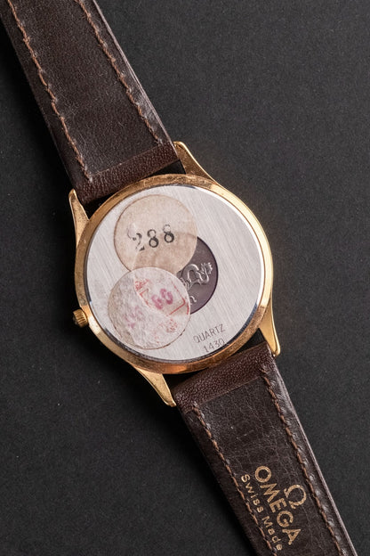1980s OMEGA Seamaster Brest Quartz Date 6178227 caseback view