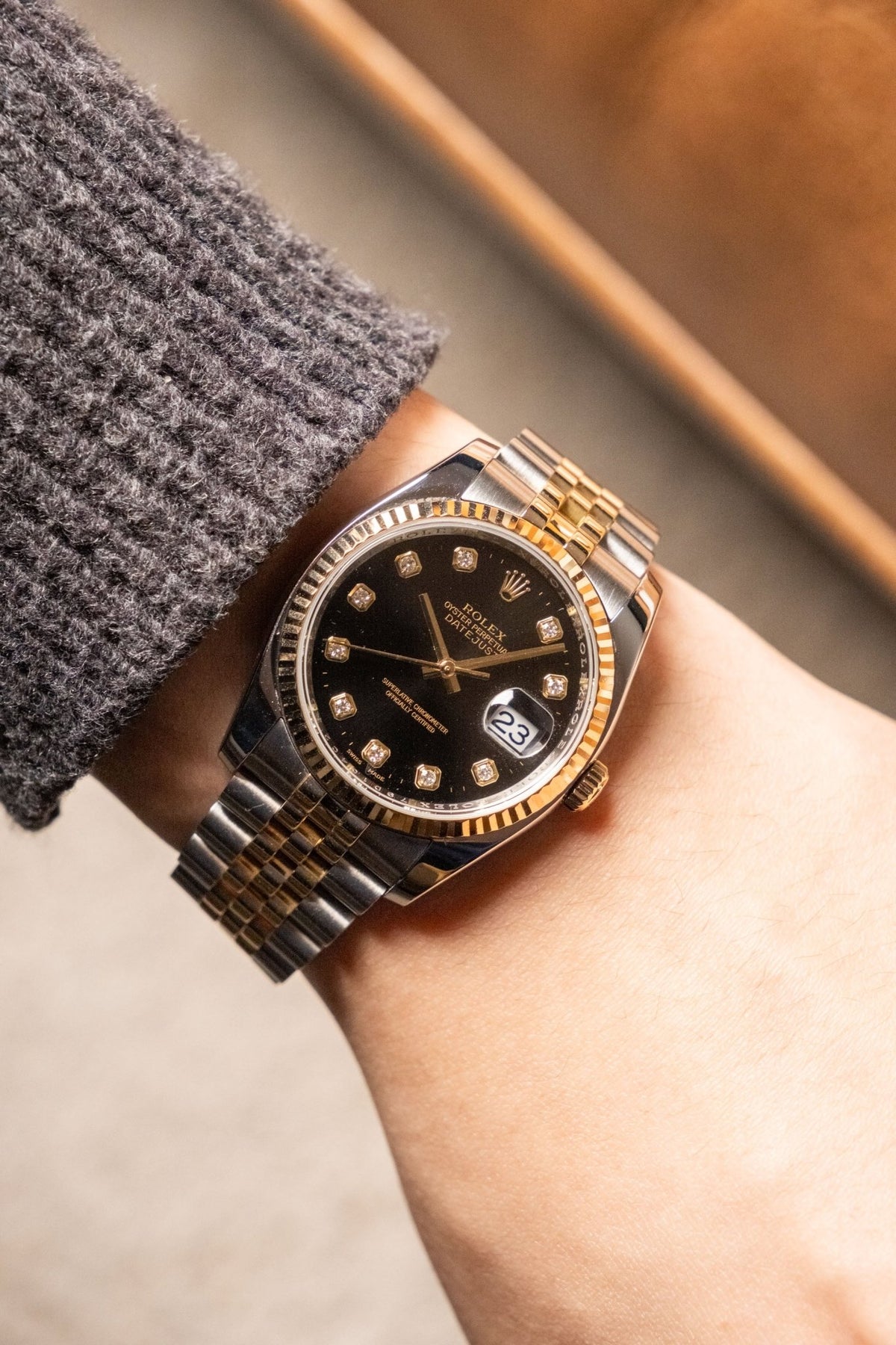 Rolex Datejust 36 Big Diamond Ref. 116233 - Wristory