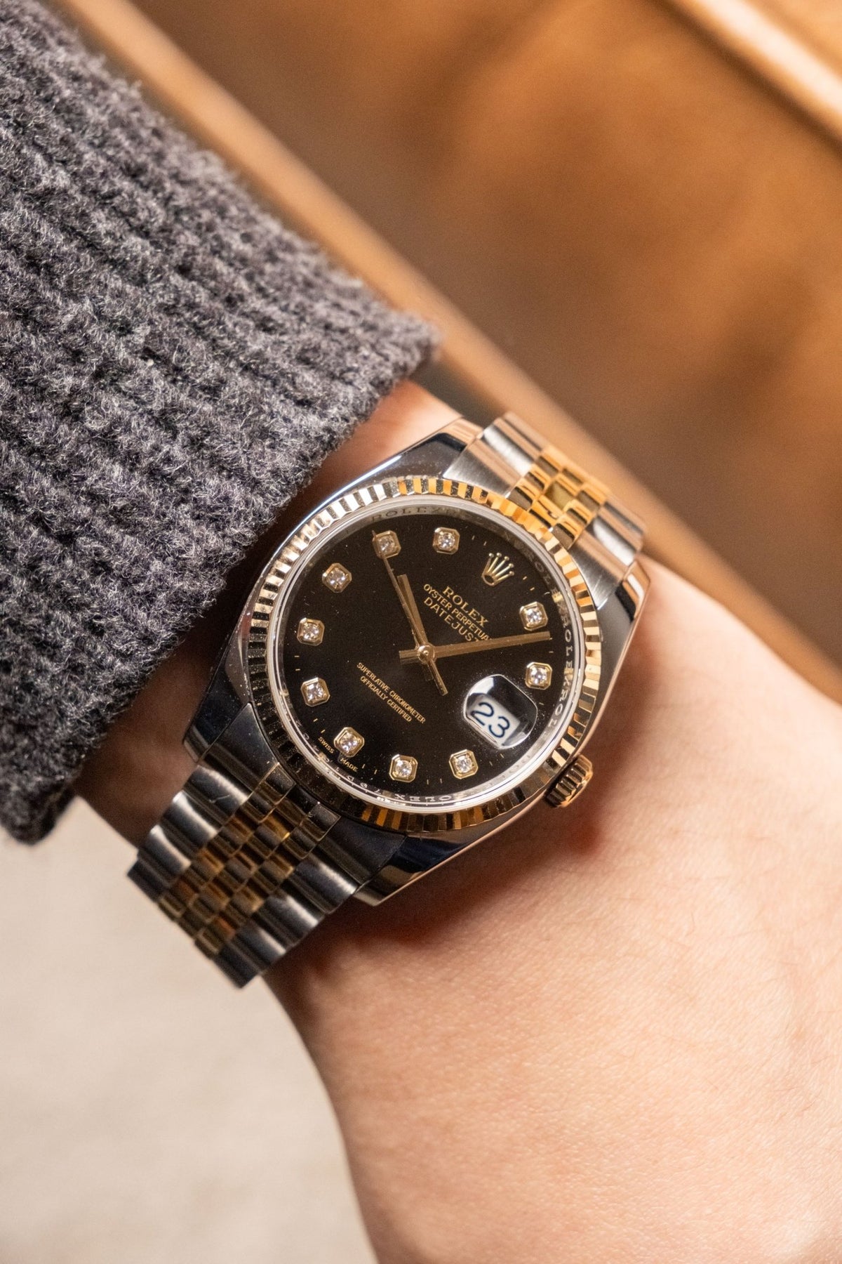 Rolex Datejust 36 Big Diamond Ref. 116233 - Wristory
